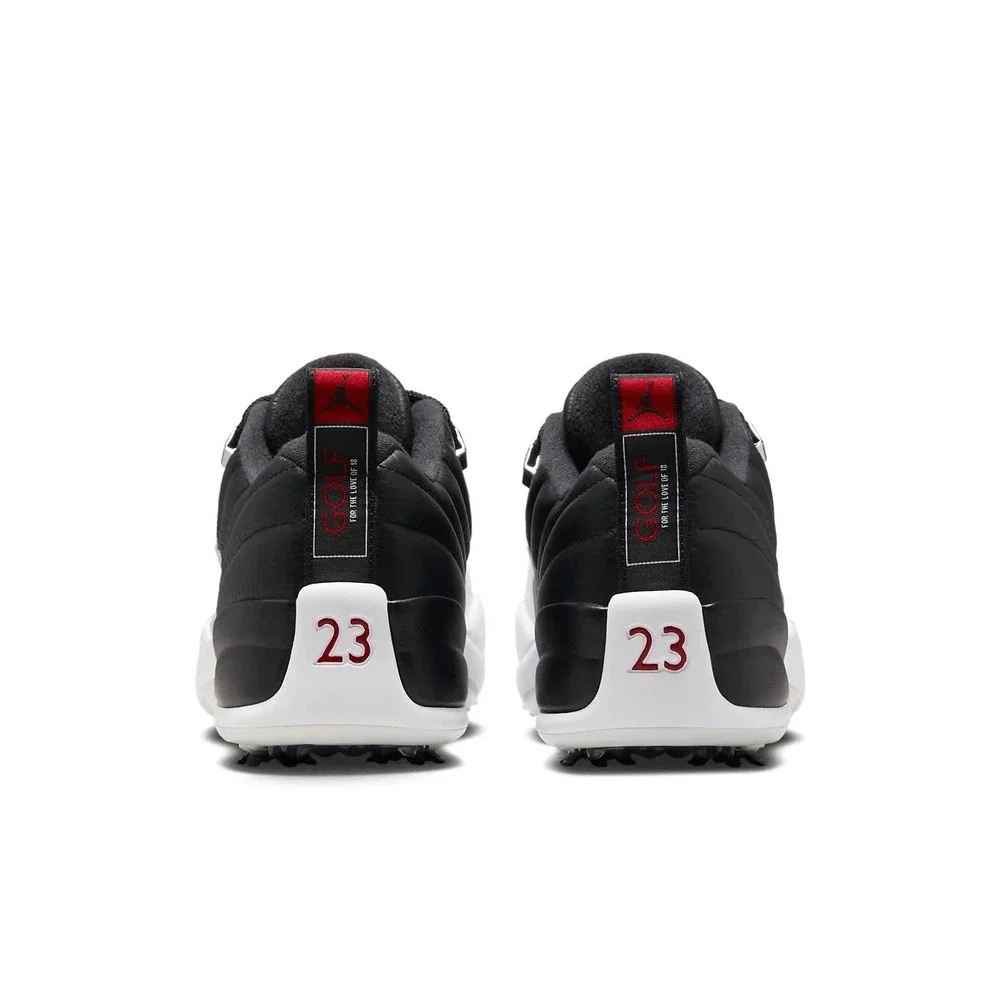 Size 9.5 - [NEW] Men's Nike Air Jordan 12 Low Golf Shoes White DH4120-010
